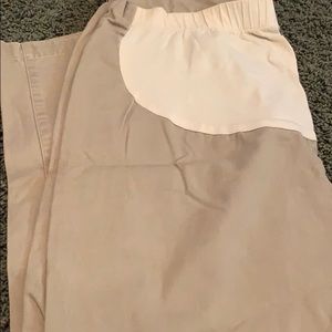 Maternity khaki pants